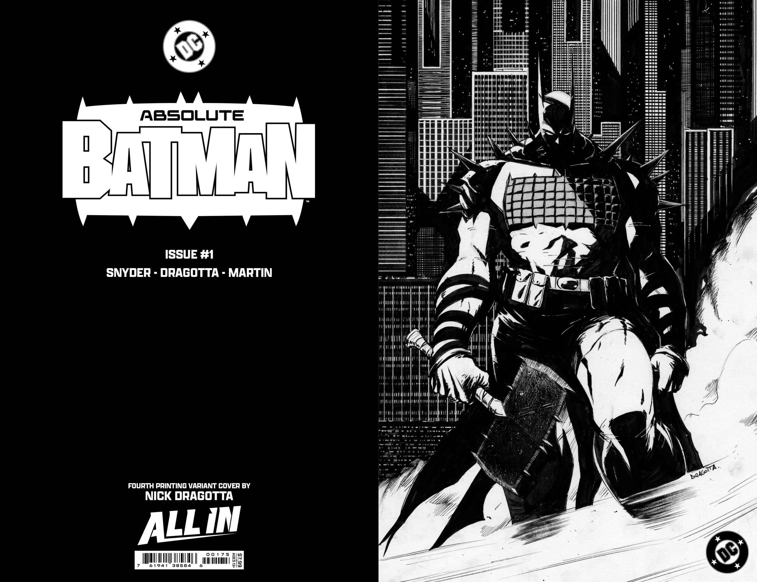 Absolute Batman #1 goes Back for Fourth Printing